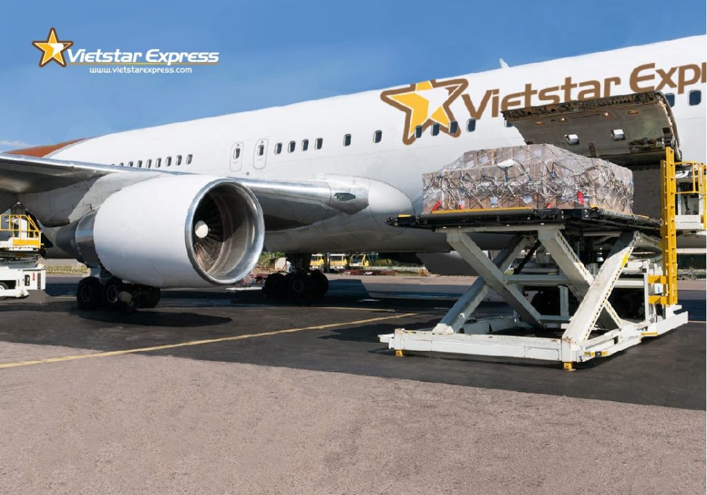 Vận chuyển hàng hoá quốc tế air cargo Vietstar Exoress gửi hàng nước ngoài